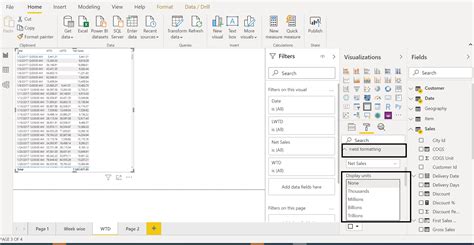 how to work with large data? table with millions of records Power BI …