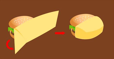 how to wrap a burger in paper