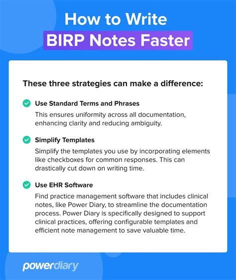 How To Write A Birp Note