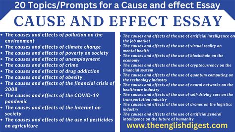 How To Write A Cause And Effect Essay Cause And Effect 6th Grade - Cause And Effect 6th Grade
