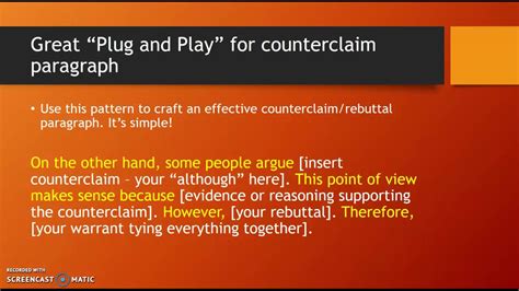 How To Write A Counterclaim Explained Simply Healthy Writing A Counterclaim - Writing A Counterclaim