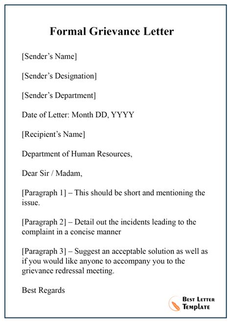 How To Write A Grievance Letter On Bullying And Harassment
