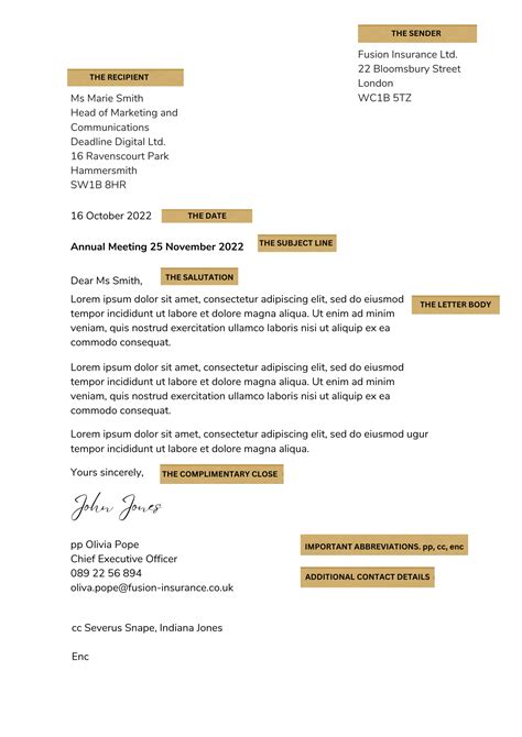 How To Write A Letter Of Presentation