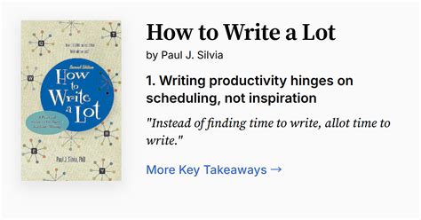How To Write A Lot Paul Silvia