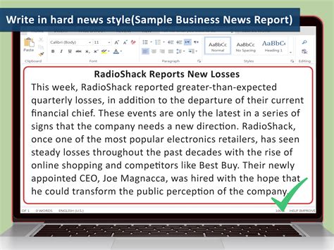 How To Write A News Report
