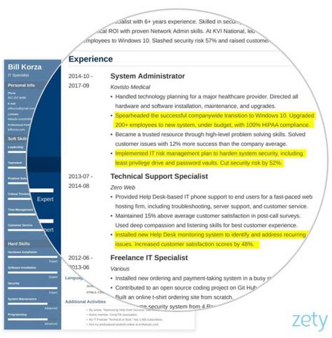 how to write a professional profile