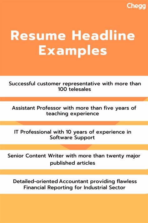 How To Write A Resume Headline With 25 Resume Header Examples - Resume Header Examples