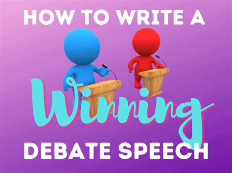 How To Write A Winning Debate Speech Literacy Debate Writing - Debate Writing