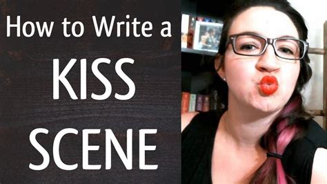 how to write about kissing people