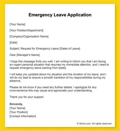 How To Write An Emergency Plan