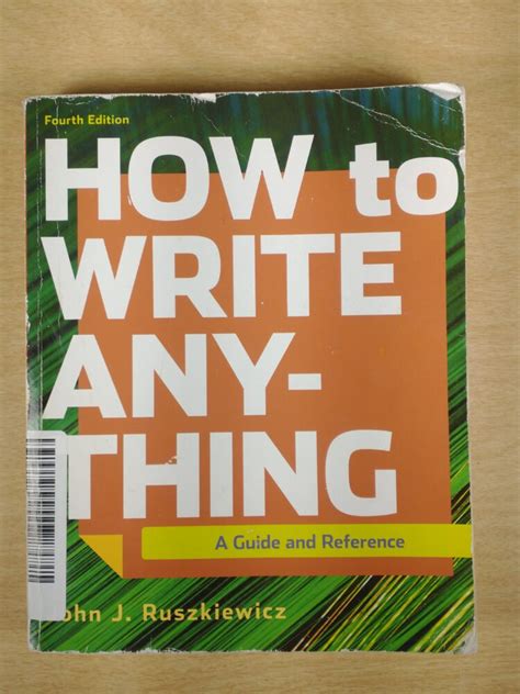 How To Write Anything 4th Edition
