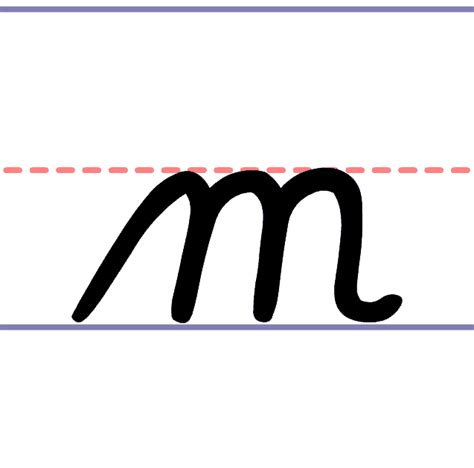 How To Write Cursive Lowercase M Amp N Cursive N And M - Cursive N And M