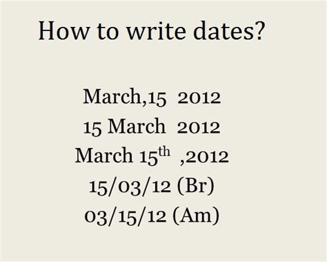 How To Write Dates Correctly Proofedu0027s Writing Tips Writing Dates - Writing Dates