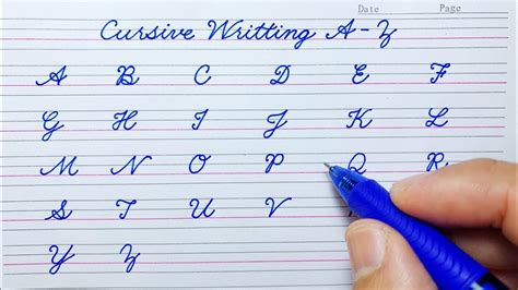 How To Write English Capital Letters Cursive Writing Capital Cursive Letters A To Z - Capital Cursive Letters A To Z