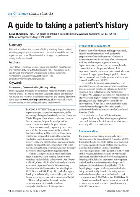 how to write history taking