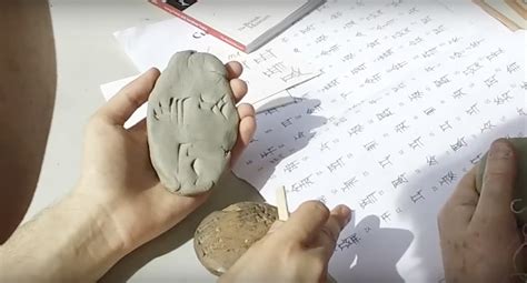 How To Write In Cuneiform The Oldest Writing Cuneiform Writing Activity - Cuneiform Writing Activity