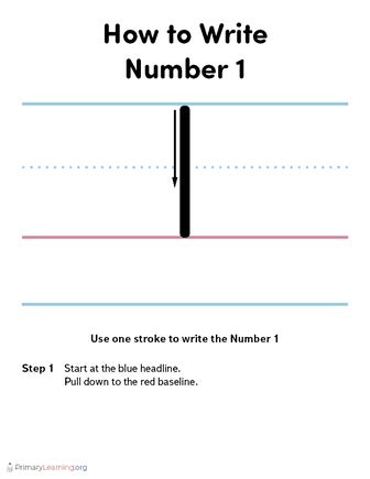 How To Write Numbers 1 To 20 For Writing 1 20 - Writing 1-20