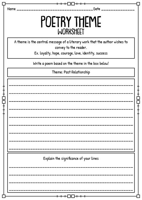 How To Write Poetry Worksheets Poetry Amp Poets Poetry Writing Worksheet - Poetry Writing Worksheet