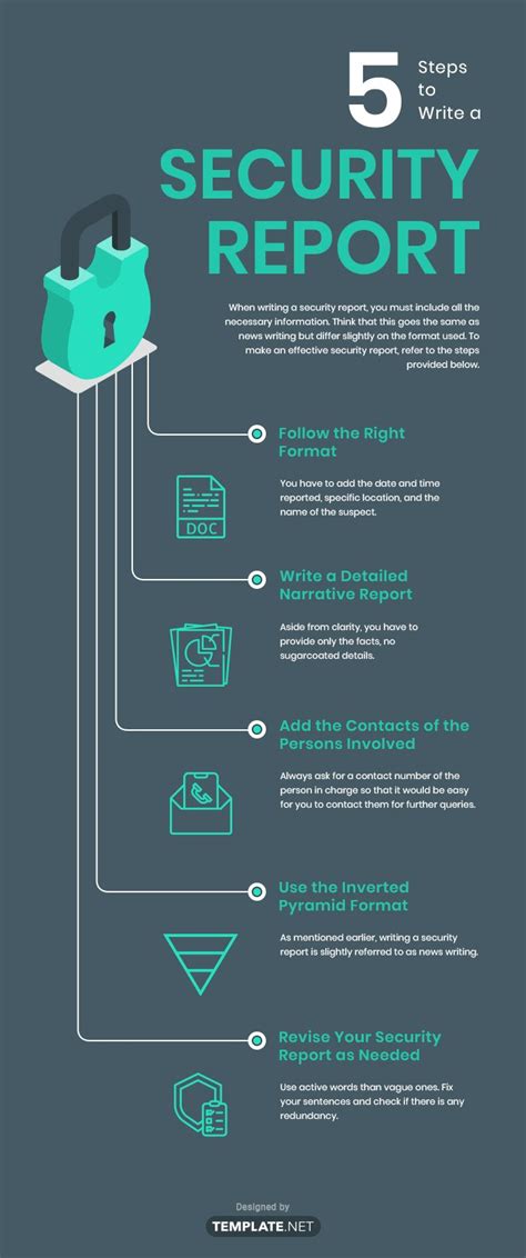 how to write security report