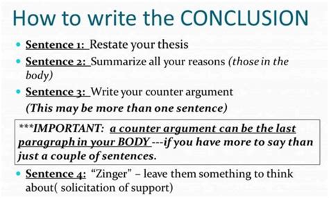 How To Write The Conclusion Of A Project