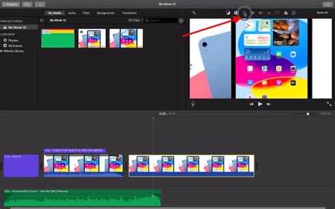 how to zoom in using imovie