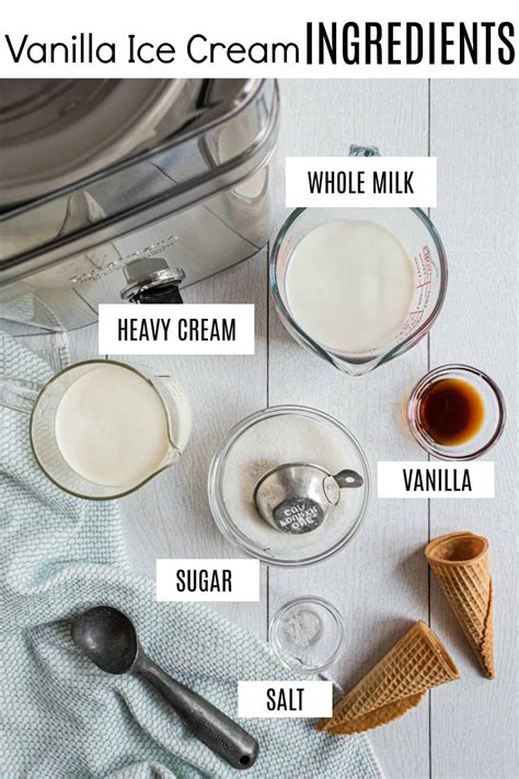how vanilla ice cream is made