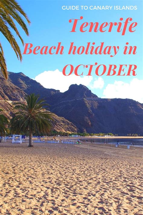 how warm is tenerife in october