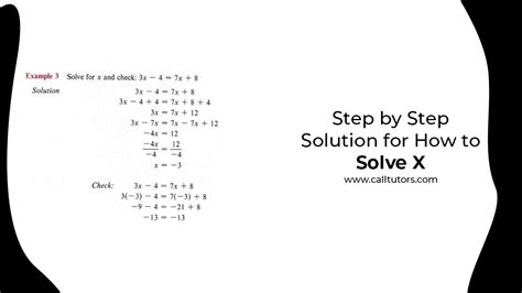 How Would You Solve For X Using A Solve Division - Solve Division