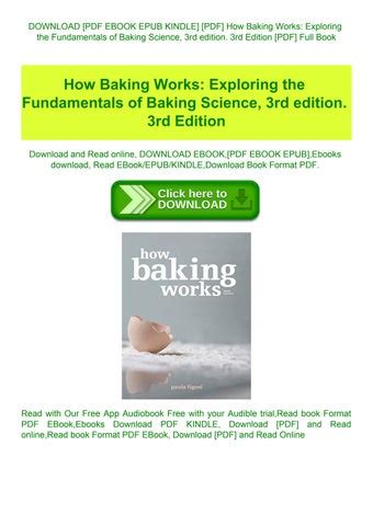 Read Online How Baking Works Third Edition Answer Key 