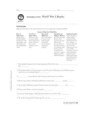 Download How Did Life Begin Packet Answers Chapter 19 Section 1 