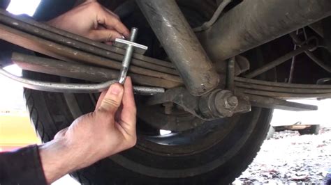 Read Online How Do I Lower The Axel To Remove Rear Leaf Springs On A 2004 Dodge Caravan 