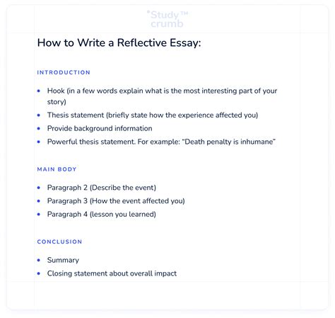 Read Online How Do You Write A Reflective Paper 