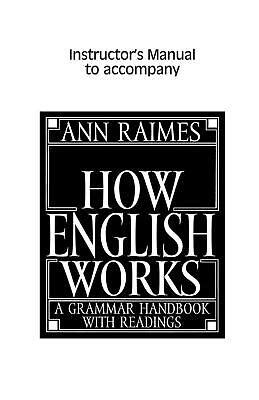 Full Download How English Works A Grammar Handbook With Readings Instructor S Manual 