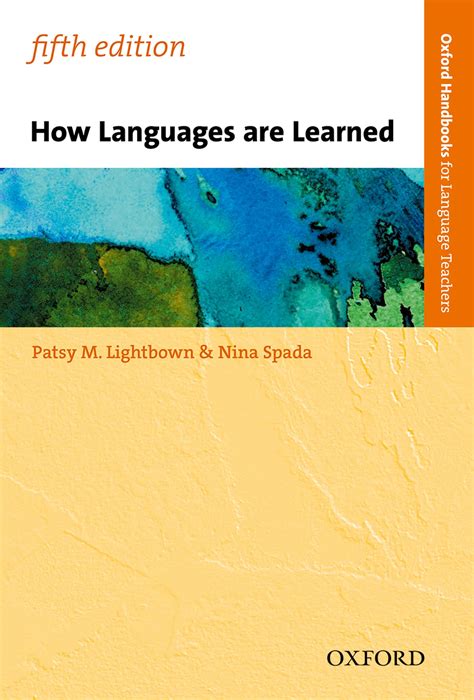 Download How Languages Are Learned Patsy M Lightbown 