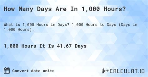 Image related to how-many-days-is-1000-hours