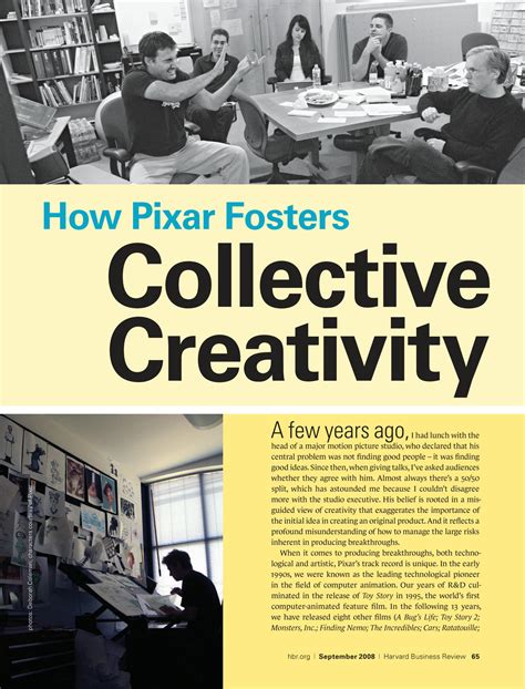 Read Online How Pixar Fosters Collective Creativity 