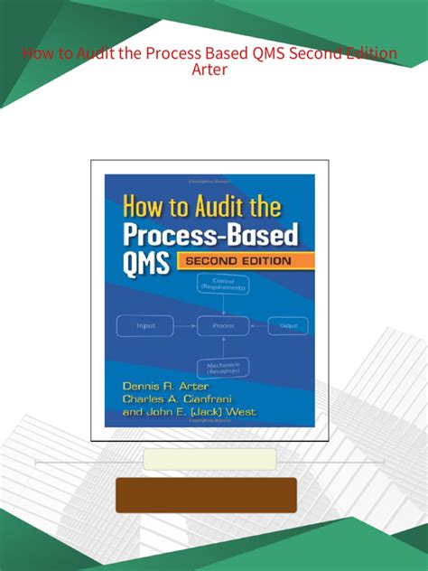 Full Download How To Audit The Process Based Qms Second Edition 