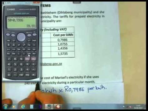 Download How To Calculate Tarrif 2014 Paper Maths Lit March 