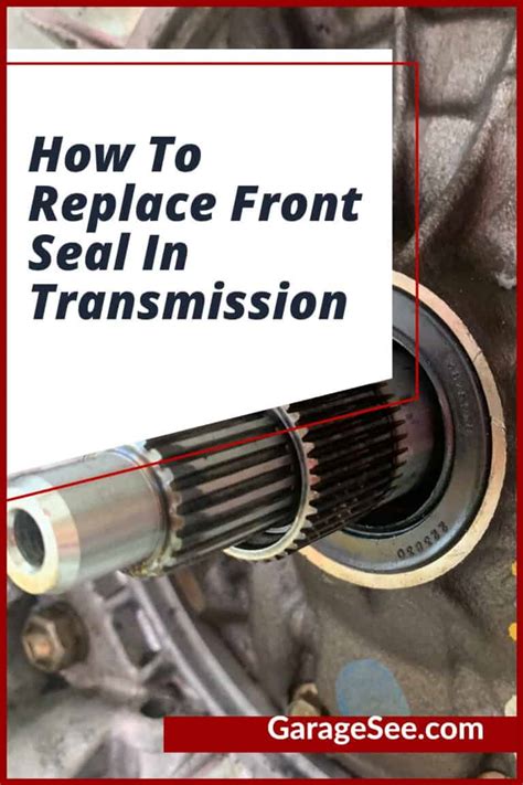 Read Online How To Change Fron Tranmission Seal On An Envoy 