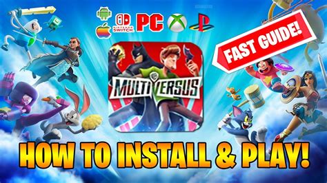 How to download MULTIVERSUS on PS4! - YouTube