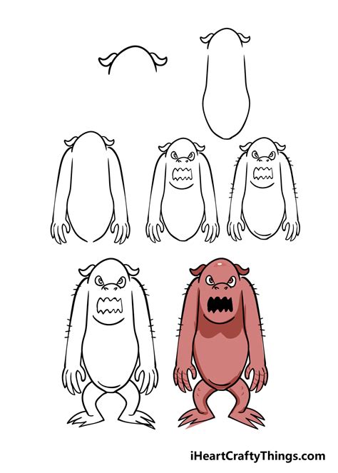 Full Download How To Draw 101 Monsters Easy Step By Step Drawing How To Draw 