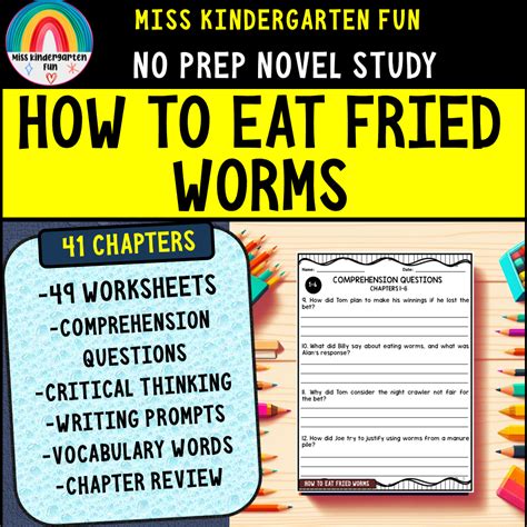 Full Download How To Eat Fried Worms Study Guide 