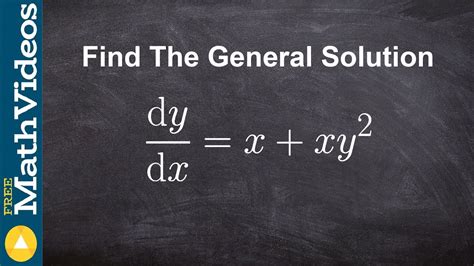 Read Online How To Find General Solution Differential Equation 