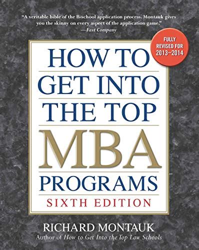 Download How To Get Into The Top Mba Programs 6Th Editon 
