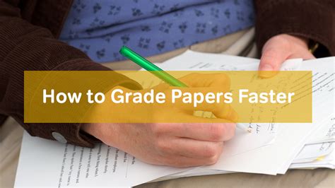 Full Download How To Grade Papers Faster 