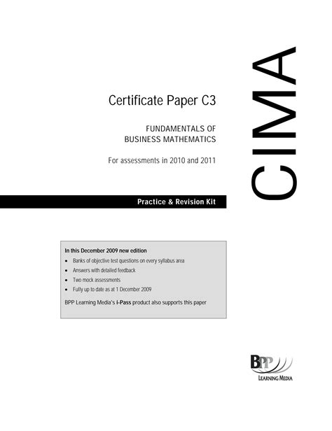 Read How To Huck Cima Paper Mathematics 