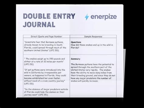Full Download How To Make A Double Entry Journal 