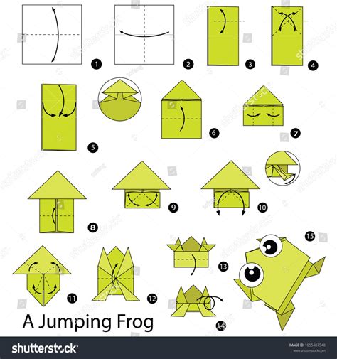 Download How To Make A Jumping Frog With Square Paper 