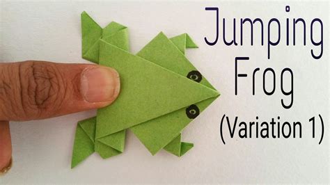 Full Download How To Make A Oragami Jumping Frog With Square Piece Of Paper 