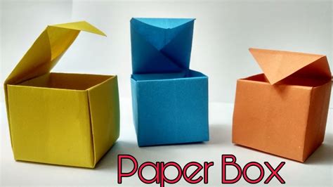 Full Download How To Make A Paper Box 
